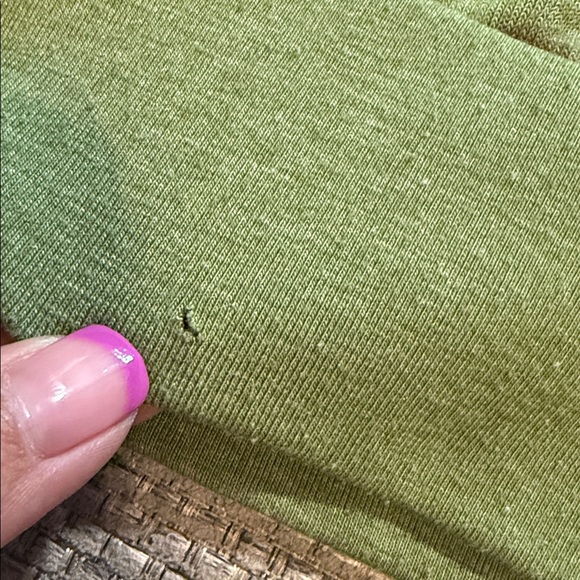 VTG RARE Aviator Nation Logo Stitch Camo Pullover Hoodie Green Women’s XS - Picture 6 of 7